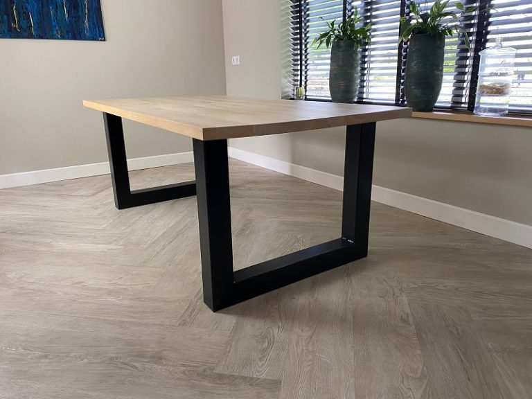 Eiken tafel Karin - Afbeelding 6