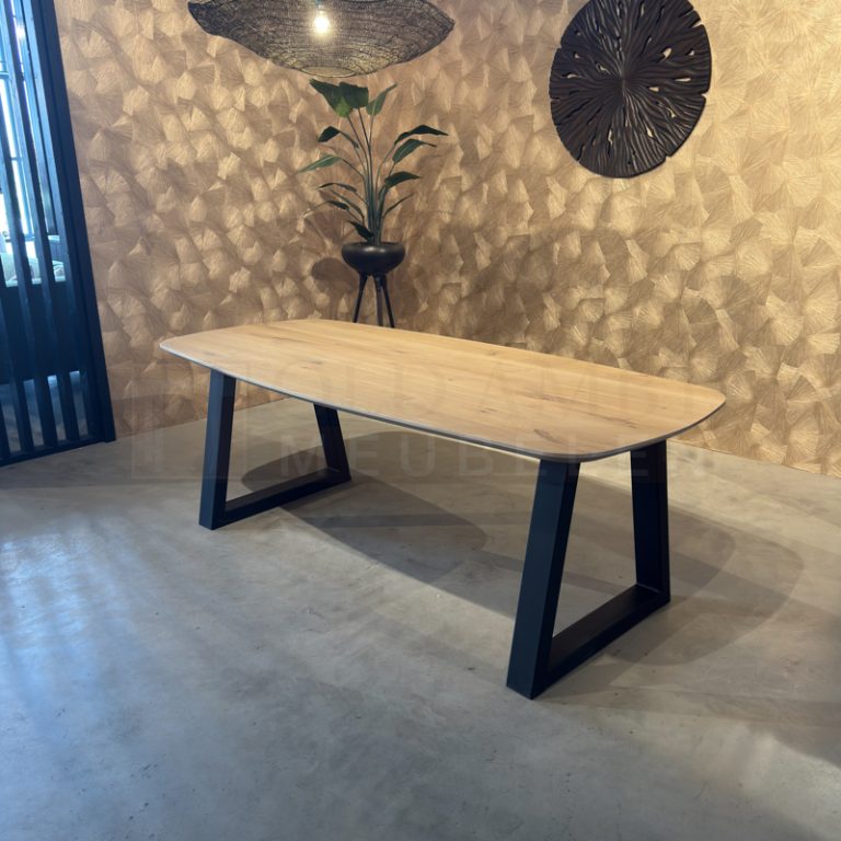 Eiken Deens ovale tafel Kees - Afbeelding 2
