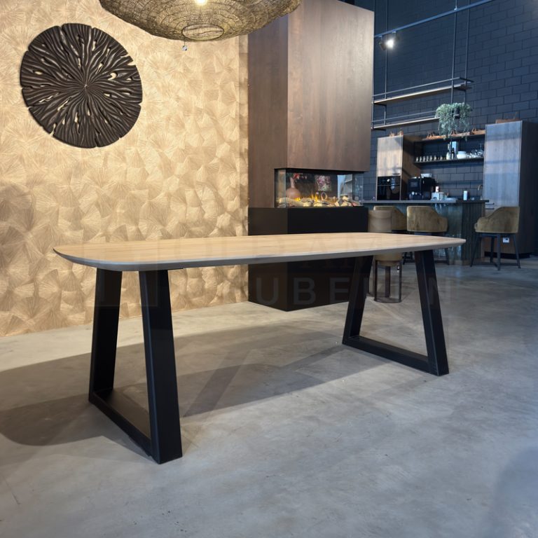 Eiken Deens ovale tafel Kees - Afbeelding 3