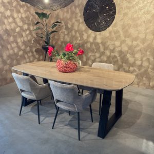 Eiken Deens ovale tafel Kees