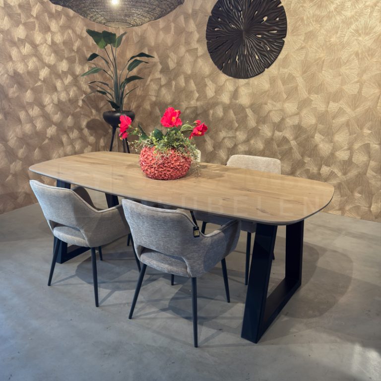 Eiken Deens ovale tafel Kees