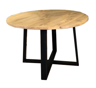Eiken tafel Kruis - Afbeelding 2