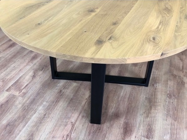 Eiken tafel Kruis - Afbeelding 4