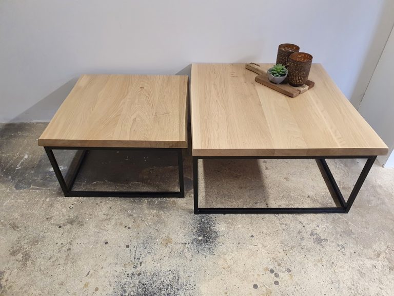 Eiken Salontafel set Loïs - Afbeelding 2