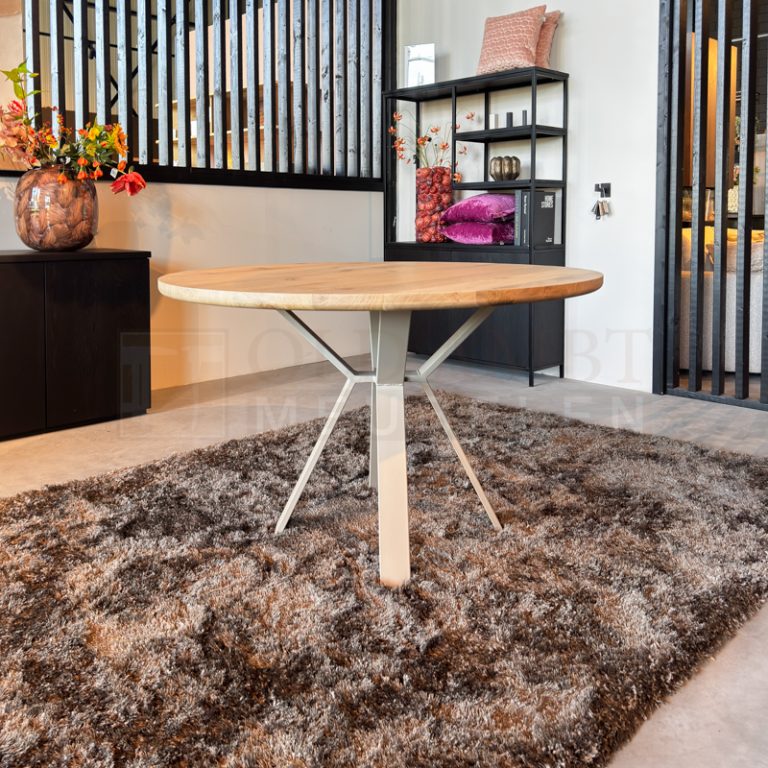 Eiken ronde tafel Lowen - Afbeelding 6