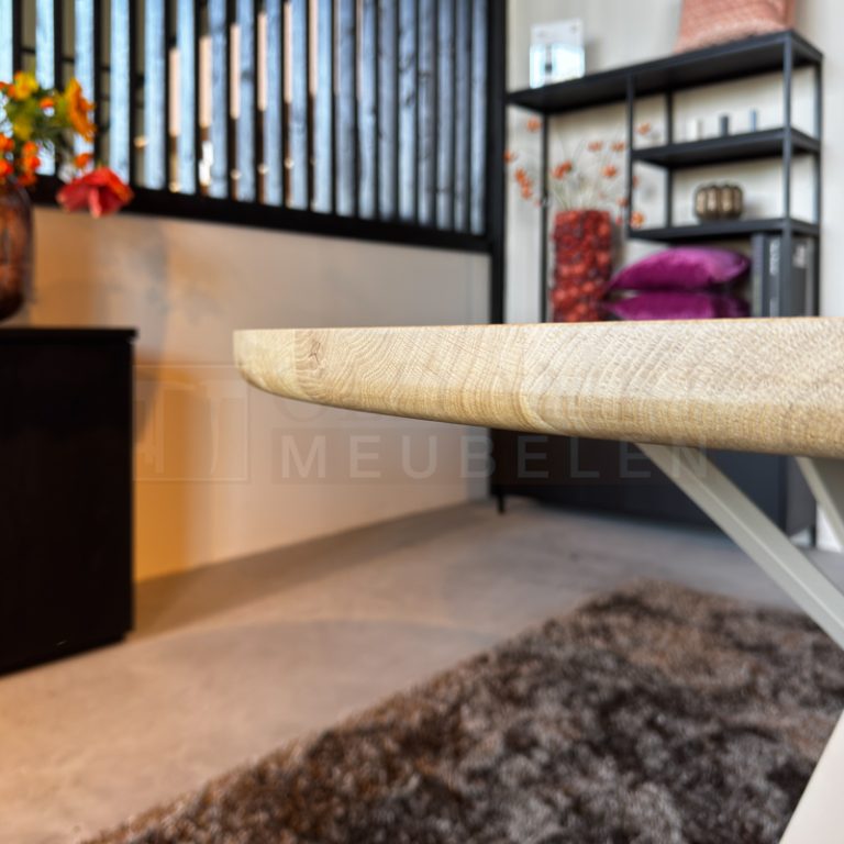 Eiken ronde tafel Lowen - Afbeelding 8