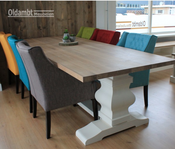 Eiken tafel Lynn - Afbeelding 2