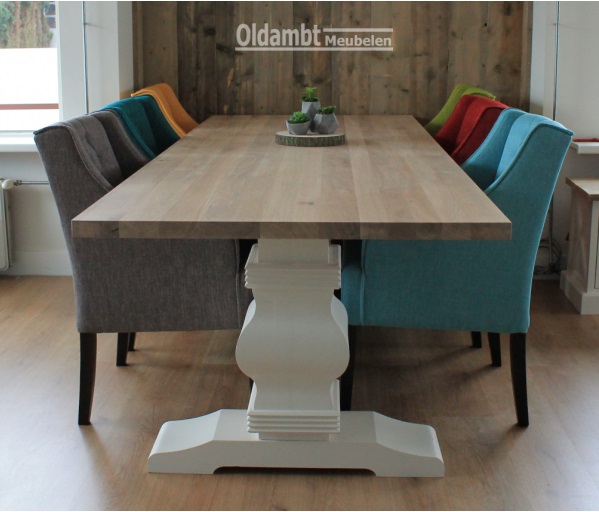 Eiken tafel Lynn - Afbeelding 6