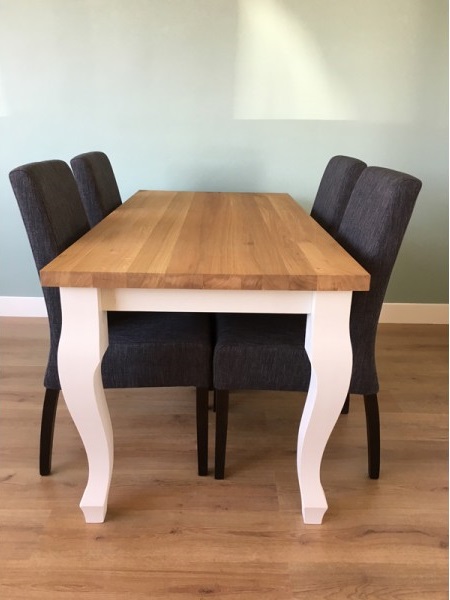 Eiken tafel Madelief - Afbeelding 3