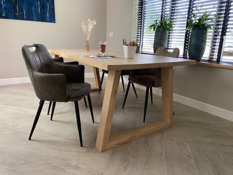 Eiken tafel Marco - Afbeelding 2