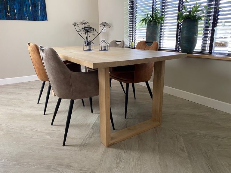 Eiken tafel Martha - Afbeelding 2