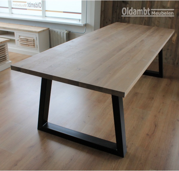 Eiken tafel Martijn - Afbeelding 5
