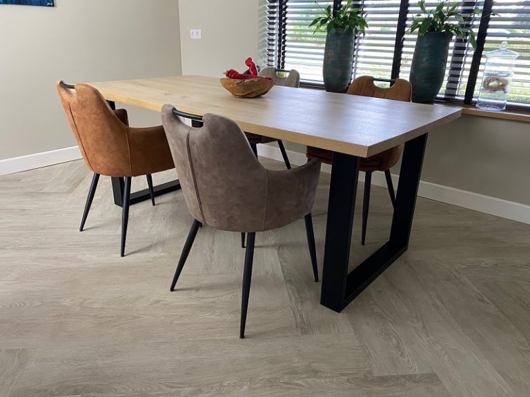 Eiken tafel Peter - Afbeelding 3