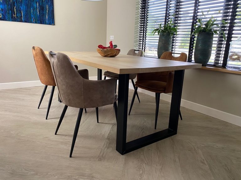 Eiken tafel Peter - Afbeelding 2