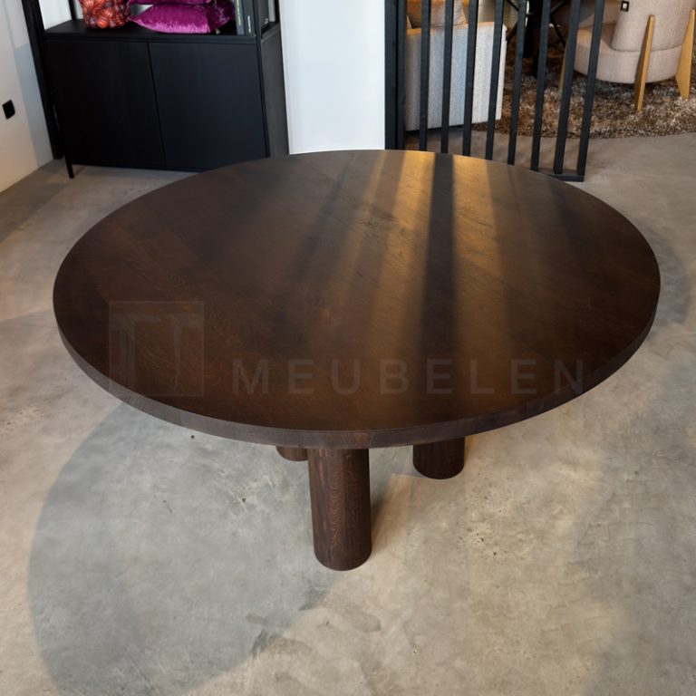 Eiken ronde tafel Plen - Afbeelding 4