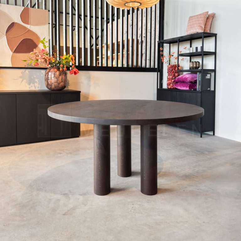 Eiken ronde tafel Plen - Afbeelding 6