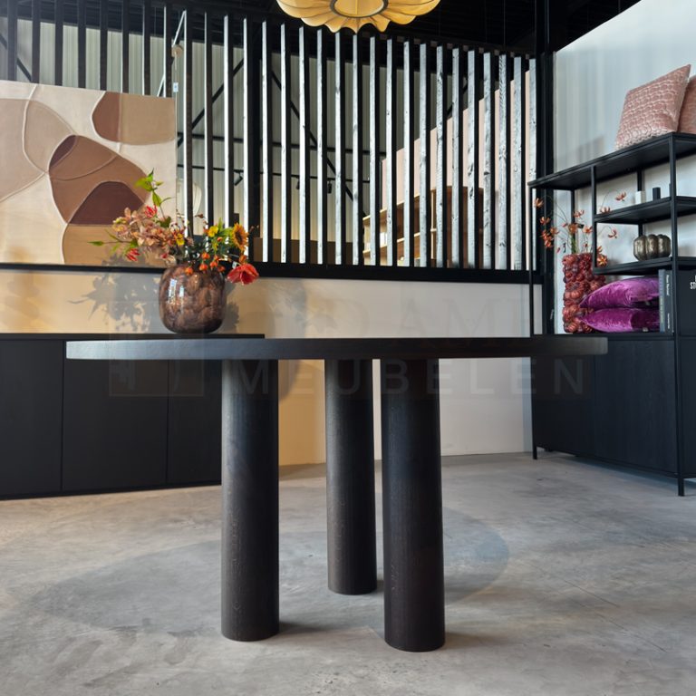 Eiken ronde tafel Plen - Afbeelding 7