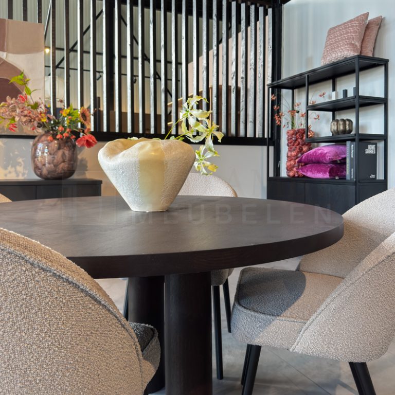 Eiken ronde tafel Plen - Afbeelding 9