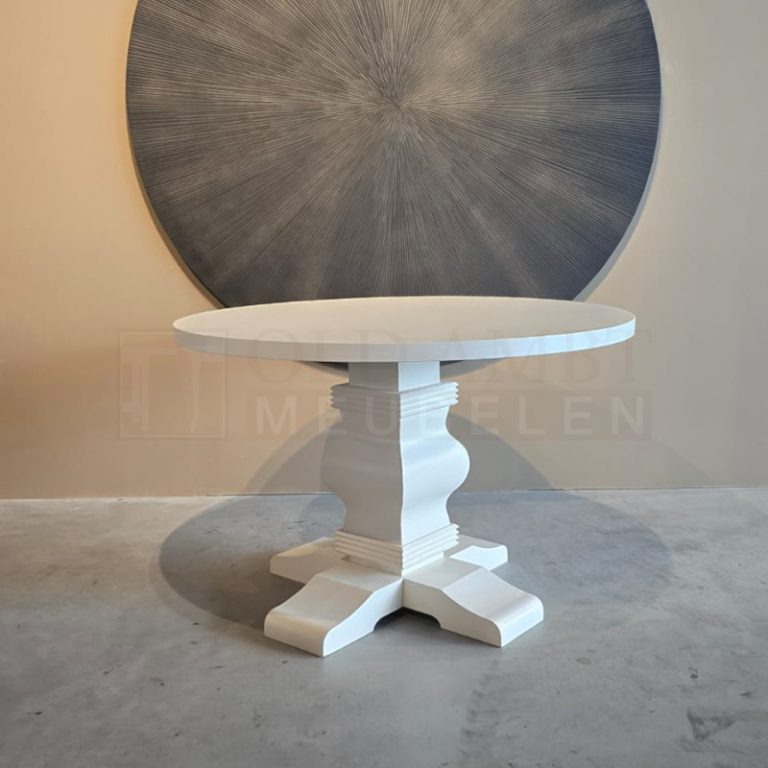 Eiken ronde tafel Rana - Afbeelding 7