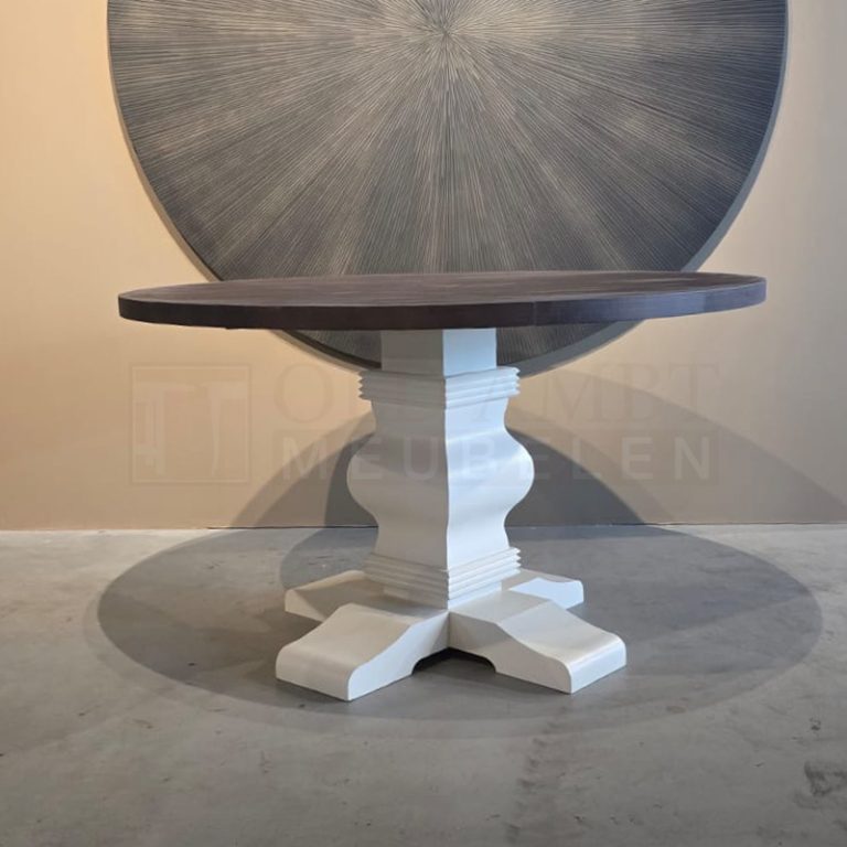 Eiken ronde tafel Rana - Afbeelding 3