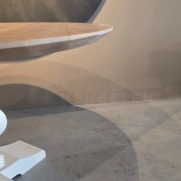 Eiken ronde tafel Remy - Afbeelding 7