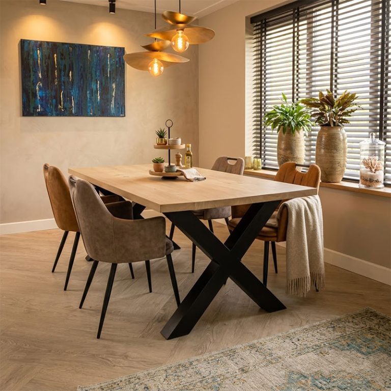 Eiken tafel Rene