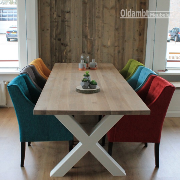 Eiken tafel Rene - Afbeelding 10