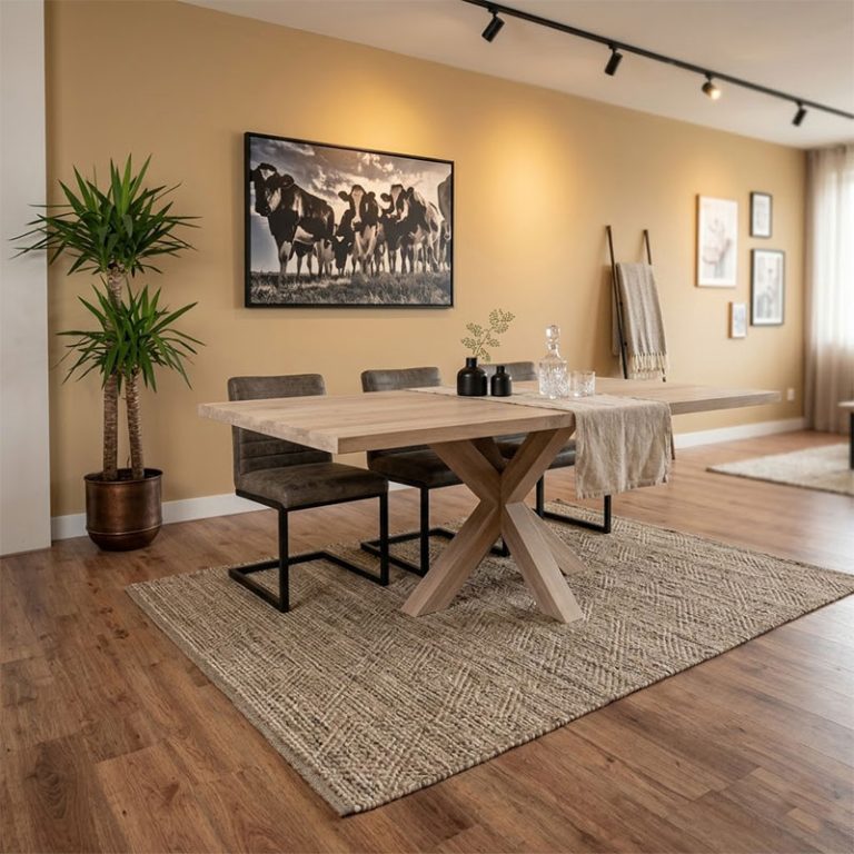 Eiken tafel Rix