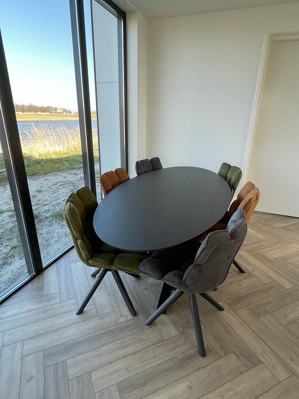 Eiken ovale tafel Sharon - Afbeelding 10