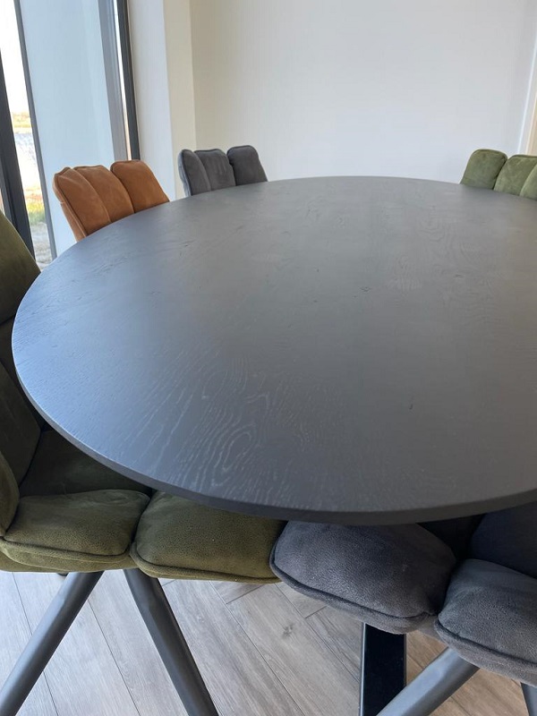 Eiken ovale tafel Sharon - Afbeelding 3