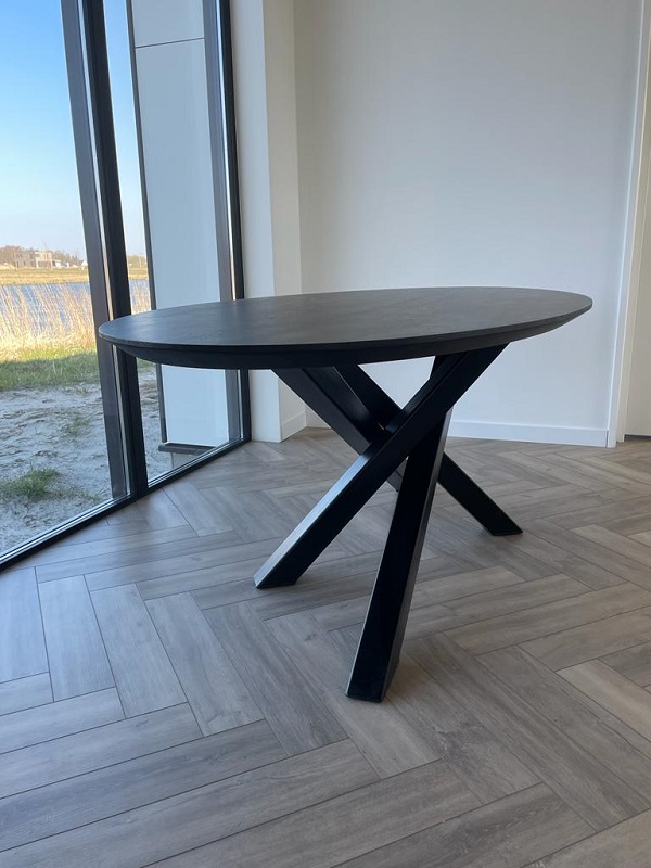 Eiken ovale tafel Sharon - Afbeelding 5