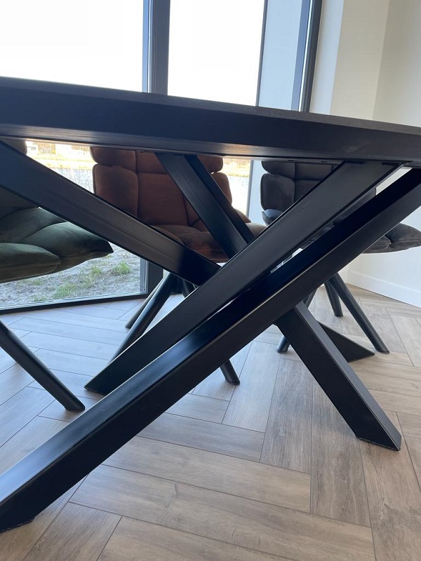 Eiken ovale tafel Sharon - Afbeelding 6