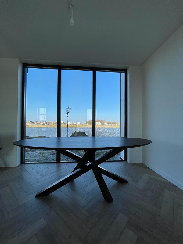 Eiken ovale tafel Sharon - Afbeelding 7