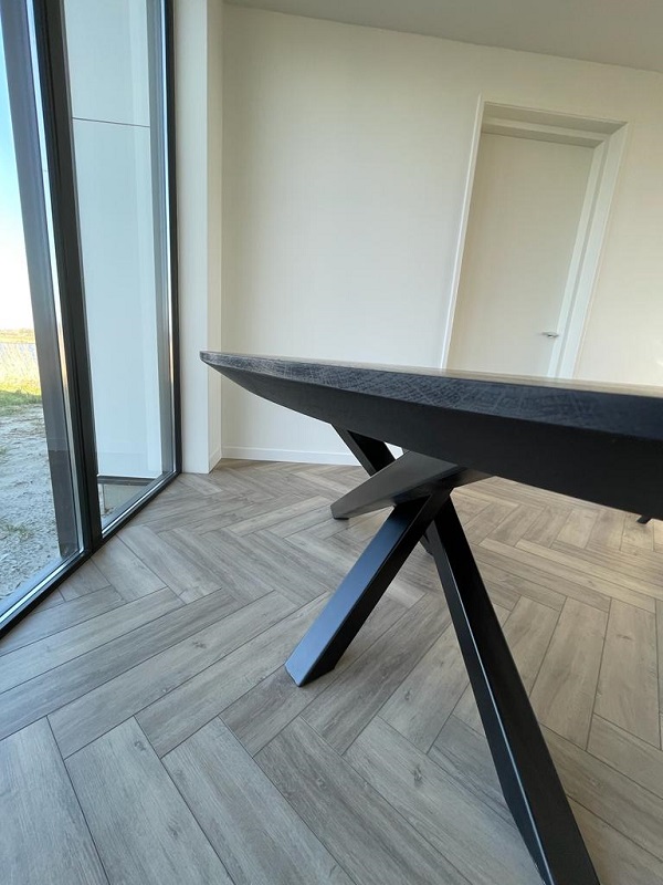 Eiken ovale tafel Sharon - Afbeelding 9