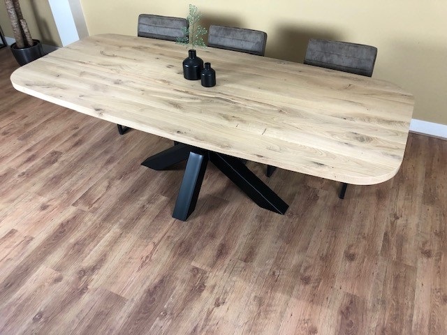 Eiken tafel Simon - Afbeelding 7