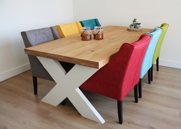Eiken tafel Simone - Afbeelding 2