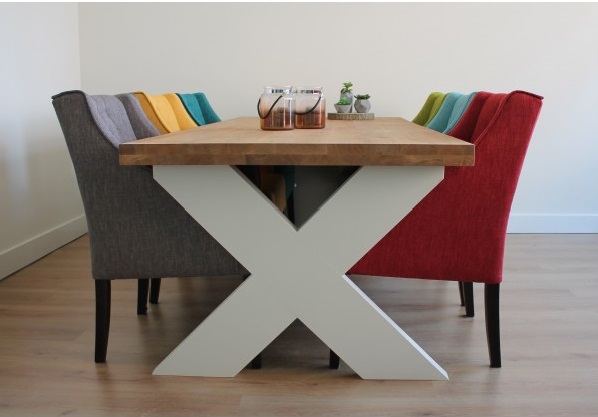 Eiken tafel Simone - Afbeelding 3