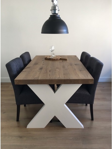 Eiken tafel Simone - Afbeelding 7
