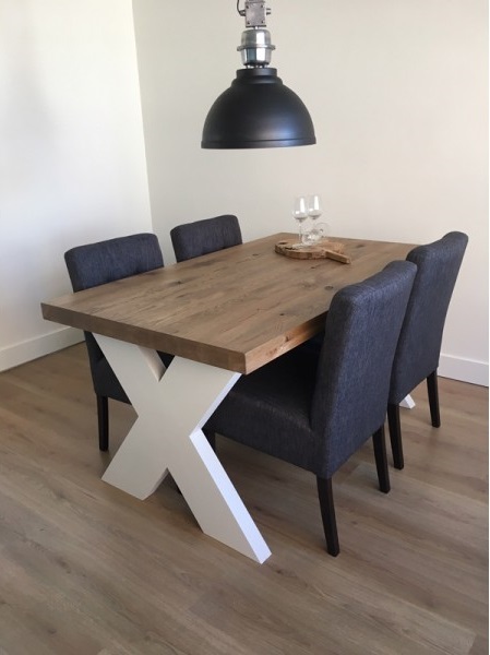Eiken tafel Simone - Afbeelding 6