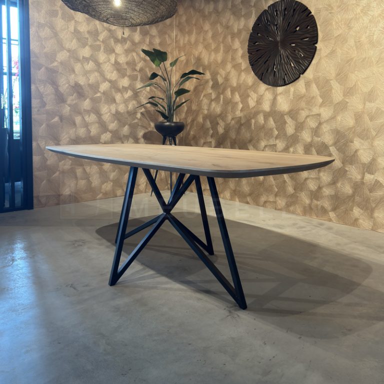 Eiken Deens ovale tafel Steffina - Afbeelding 8