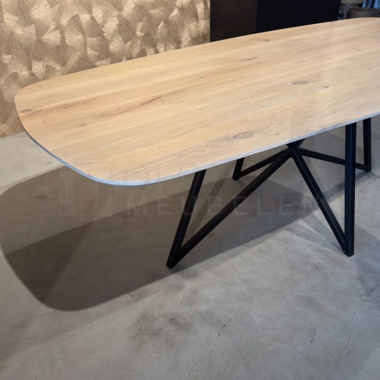 Eiken Deens ovale tafel Steffina - Afbeelding 9
