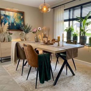 Eiken tafel Ster