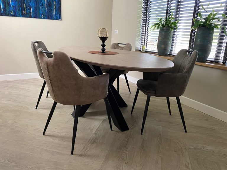 Eiken ovale tafel Thea - Afbeelding 2