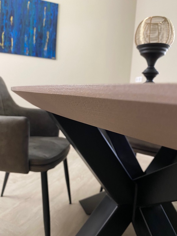 Eiken ovale tafel Thea - Afbeelding 3