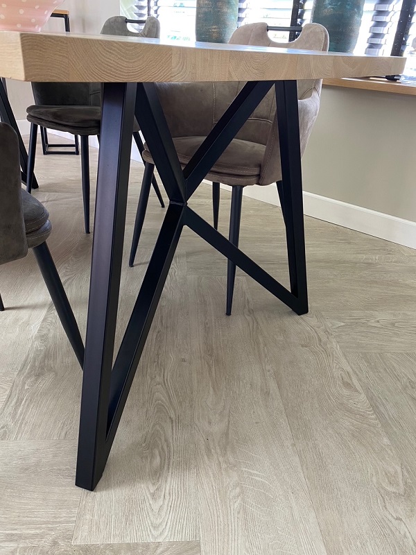Eiken tafel Vlinder - Afbeelding 4