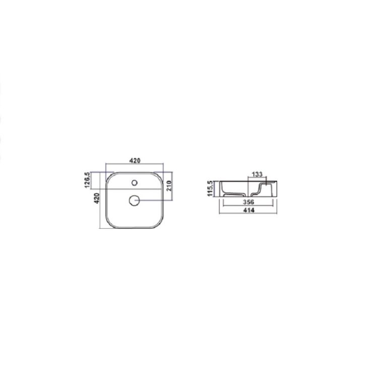 Plieger Fresno opbouwwastafel - Afbeelding 6