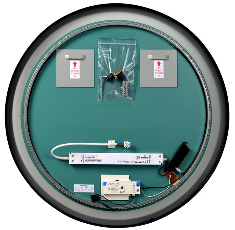 Plieger Nero Round LED met touch - Afbeelding 2