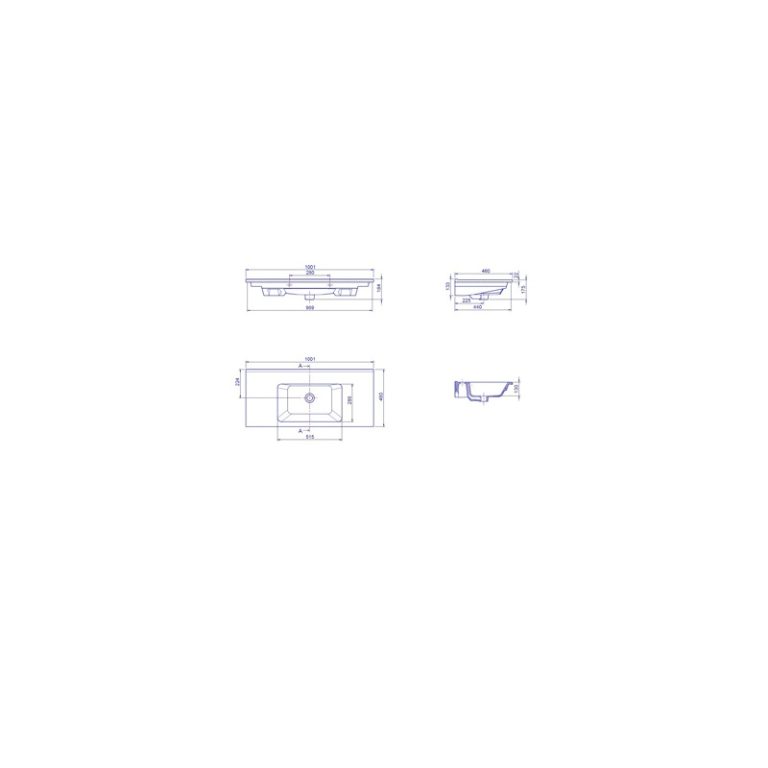 Wastafel Plieger S-Presso keramisch - Afbeelding 4