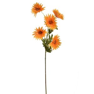 Zijdebloem Dahlia Yellow