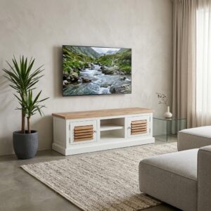 Eiken TV Meubel Tess Blad Visgraat